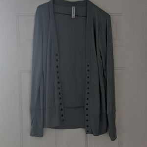 Snap front cardigan